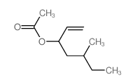 1-Hepten-3-ol,5-methyl-, 3-acetate structure