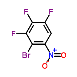 2-Bromo-3,4,5-Trifluoronitrobenzene Structure