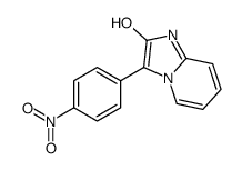 3-(4-nitrophenyl)imidazo[1,2-a]pyridin-2-ol结构式