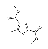 5-甲基-1H-吡咯-2,4-二羧酸二甲酯结构式