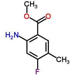 Methyl 2-amino-4-fluoro-5-methylbenzoate structure