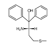 (S)-2-amino-1,1-diphenyl-4-(methylthio)-1-butanol Structure