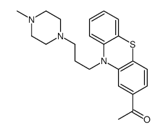 2-Acetyl-10-[3-(4-methylpiperazino)propyl]-10H-phenothiazine结构式