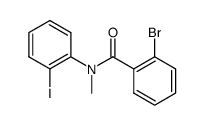 2-bromo-N-(2-iodophenyl)-N-methylbenzamide Structure