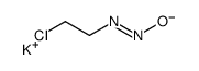 potassium,2-chloroethyl(oxido)diazene Structure