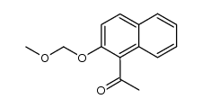 1-(2-(methoxymethoxy)naphthalen-1-yl)ethanone结构式