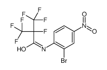 N-(2-bromo-4-nitrophenyl)-2,3,3,3-tetrafluoro-2-(trifluoromethyl)propanamide Structure