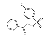 α-(p-chlorobenzenesulfonyloxy)acetophenone Structure