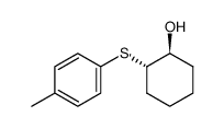 (1S,2S)-2-(4-tolylthio)-1-cyclohexanol结构式