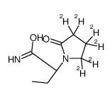 Levetiracetam-d6 structure