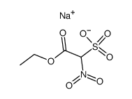 nitrosulfoacetic acid ethyl ester sodium salt Structure