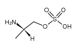 sulfuric acid mono-((S)-2-amino-propyl ester)结构式