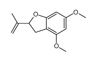 4,6-dimethoxy-2-prop-1-en-2-yl-2,3-dihydro-1-benzofuran Structure
