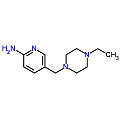 5-[(4-Ethyl-1-piperazinyl)methyl]-2-pyridinamine Structure