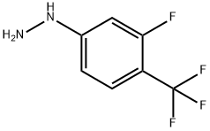 Hydrazine, [3-fluoro-4-(trifluoromethyl)phenyl]- Structure