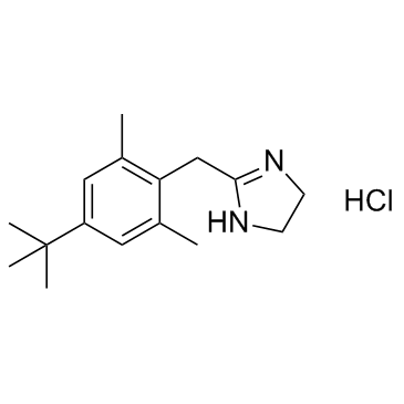 Xylometazoline hydrochloride structure