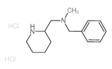 N-Methyl(phenyl)-N-(2-piperidinylmethyl)-methanamine dihydrochloride Structure