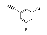 1-chloro-3-ethynyl-5-fluoro-benzene Structure