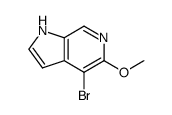 4-bromo-5-methoxy-1H-pyrrolo[2,3-c]pyridine Structure