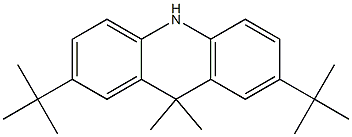 2,7-di-tert-butyl-9,9-dimethyl-9,10-dihydroacridine结构式