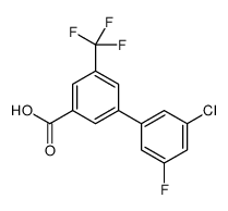 3-(3-chloro-5-fluorophenyl)-5-(trifluoromethyl)benzoic acid Structure