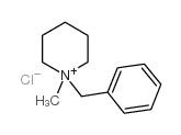 N-Benzyl-N-methylpiperidinium chloride Structure