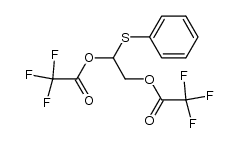 1-(phenylsulfenyl)-1,2-bis(trifluoroacetoxy)ethane Structure