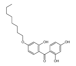 (2,4-dihydroxyphenyl)-(2-hydroxy-4-octoxyphenyl)methanone结构式