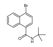N-t-Butyl 4-bromonaphthamide Structure
