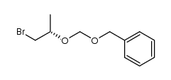 (S)-((((1-bromopropan-2-yl)oxy)methoxy)methyl)benzene结构式