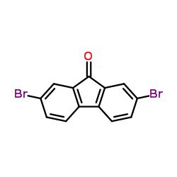 2,7-二溴芴酮结构式