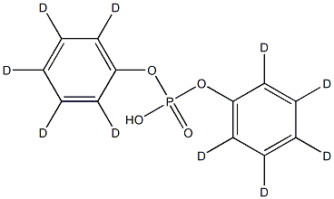 磷酸二苯酯-D10结构式