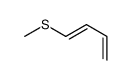 1-methylsulfanylbuta-1,3-diene结构式