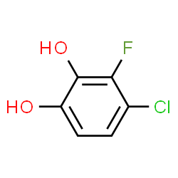 1,2-Benzenediol,4-chloro-3-fluoro- Structure