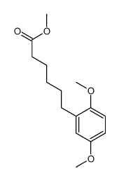 methyl 6-(2,5-dimethoxyphenyl)hexanoate Structure