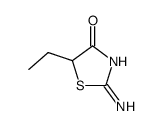 1-imino-5-ethylthiazolidin-4-one Structure