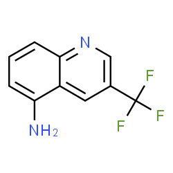 3-(三氟甲基)喹啉-5-胺结构式