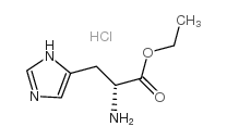 2-氨基-3-(3H-咪唑-4-基)-丙酸乙酯结构式