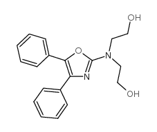 2-[(4,5-diphenyl-1,3-oxazol-2-yl)-(2-hydroxyethyl)amino]ethanol Structure
