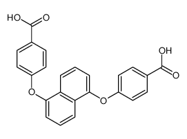 4-[5-(4-carboxyphenoxy)naphthalen-1-yl]oxybenzoic acid结构式