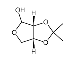 2,3-o-isopropylidene-d-erythrofuranose Structure