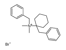 benzyl-(1-benzylcyclohexyl)-dimethylazanium,bromide Structure