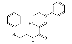 N,N'-bis(2-phenylsulfanylethyl)oxamide结构式