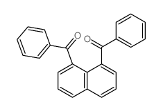 Methanone,1,1'-(1,8-naphthalenediyl)bis[1-phenyl- Structure