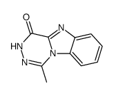 as-Triazino[4,5-a]benzimidazol-4(3H)-one,1-methyl-(8CI) structure