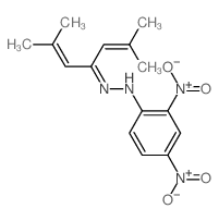 N-(2,6-dimethylhepta-2,5-dien-4-ylideneamino)-2,4-dinitro-aniline结构式