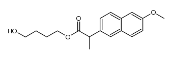 naproxen hydroxybutyl ester Structure