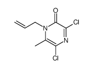 allyl-3,5-dichloro-6-methylpyrazinone Structure
