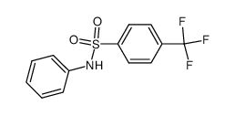 N-phenyl-4-(trifluoromethyl)benzenesulfonamide结构式