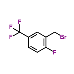 2-Fluoro-5-(trifluoromethylbenzyl bromide Structure